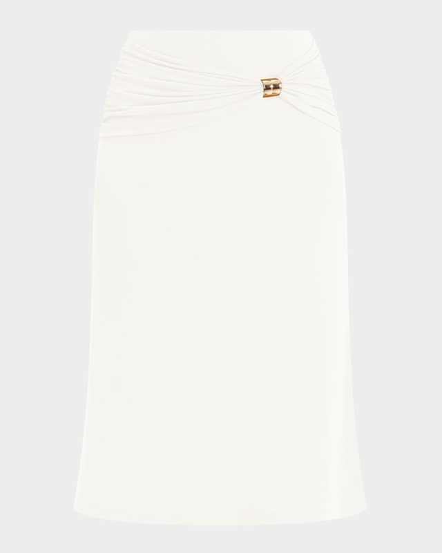 Valentina Drape Midi Skirt